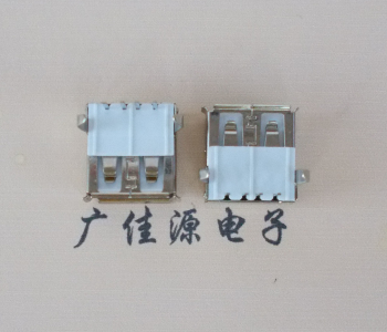 南京usb AF90度插座14.0mm耐高温LCP半包胶芯