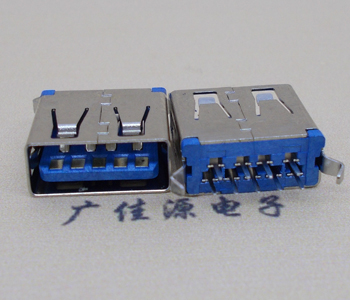 南京USB 2.0接口USB10.0母座180度直边/弯脚