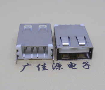 南京USB AF立式 直插 加长款17.5MM 大电流3A插座