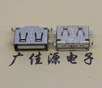 南京USB母座 前贴后插 沉版1.1/1.9总长8.5mm大电流