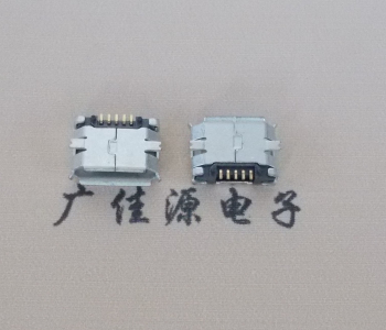 南京MICRO USB 5Pin母座 贴板封装接口 卷边镀雾锡