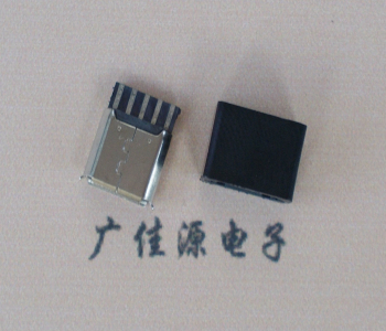 南京麦克-迈克 接口USB5p焊线母座 带胶外套 连接器