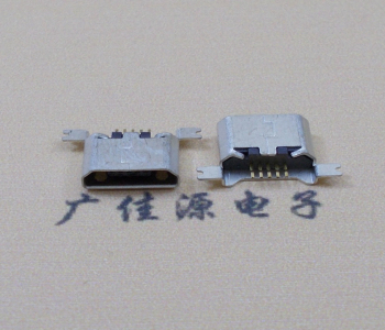 南京MK USB B Type 沉板0.9母座后两脚SMT口不卷边
