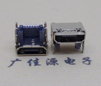 南京MICRO USB 5P母座 SMT垫高 L=4.15双壳