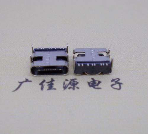 南京Type-C8P母座卧式四脚插板连接器