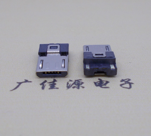 南京MICRO 5P公头 焊线 外露6.75MM单排2 3短路