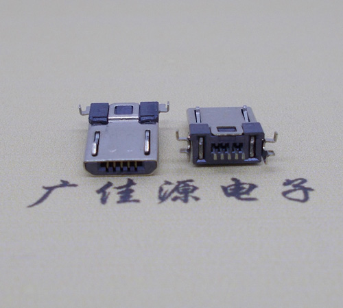南京Micro usb焊板式公头贴片SMT款无弹超薄